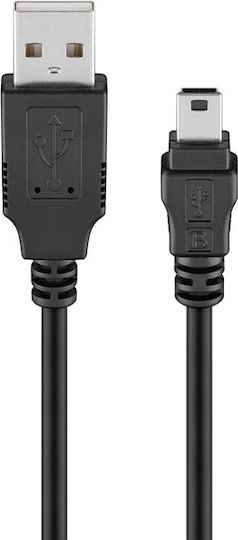Goobay USB 2.0 Kabel USB-A-Stecker - Mini-USB-A-Stecker Schwarz 1.8m 50767