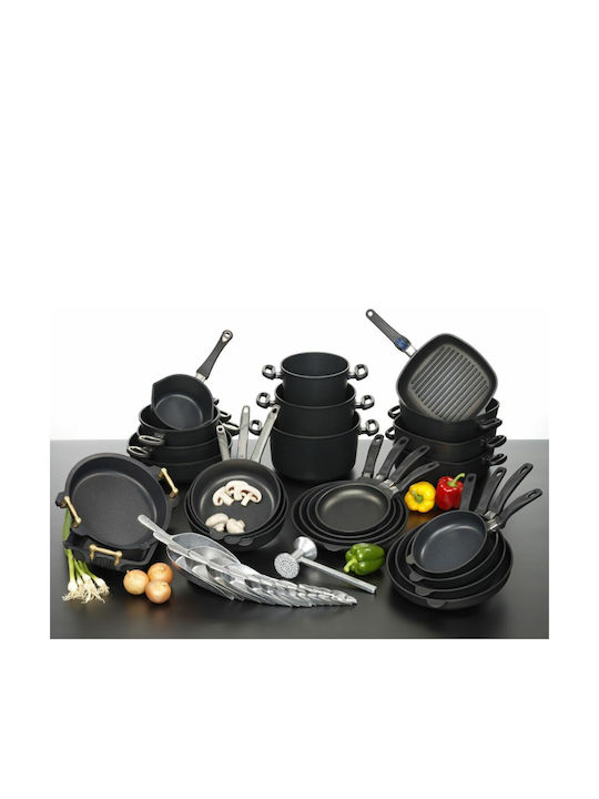 AMT Gastroguss Amt World's Τηγάνι από Αλουμίνιο με Αντικολλητική Επίστρωση 24cm