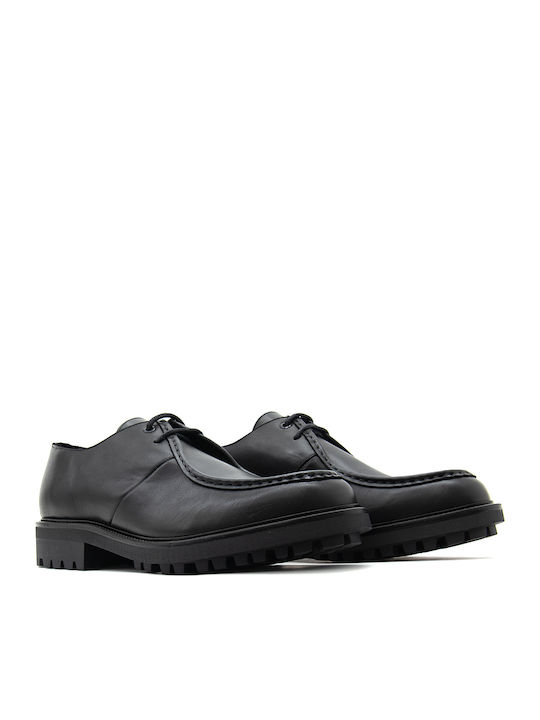 Men's Leather Moccasins Black