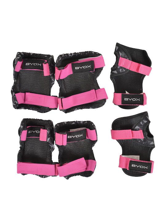 Byox Dazzle Children's Knee Pads for Rollers Pink 0-25kg