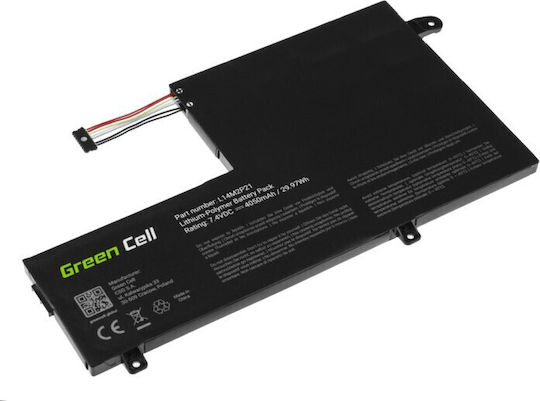 Green Cell Compatible Battery for Lenovo Yoga 500-14/500-14IBD/500-14ISK/500-15/500-15IBD with 3150mAh