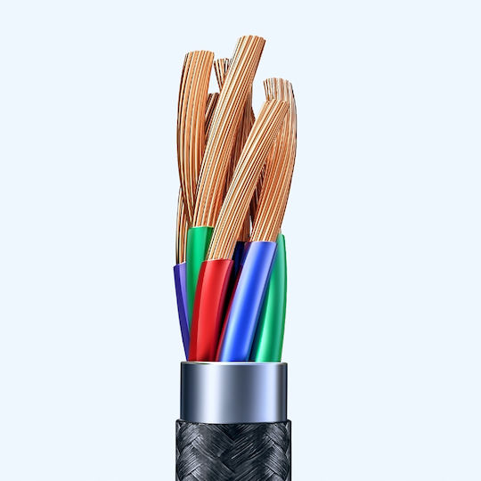 Mcdodo Braided USB 2.0 to micro USB Cable Μαύρο 0.2m (CA-2280)
