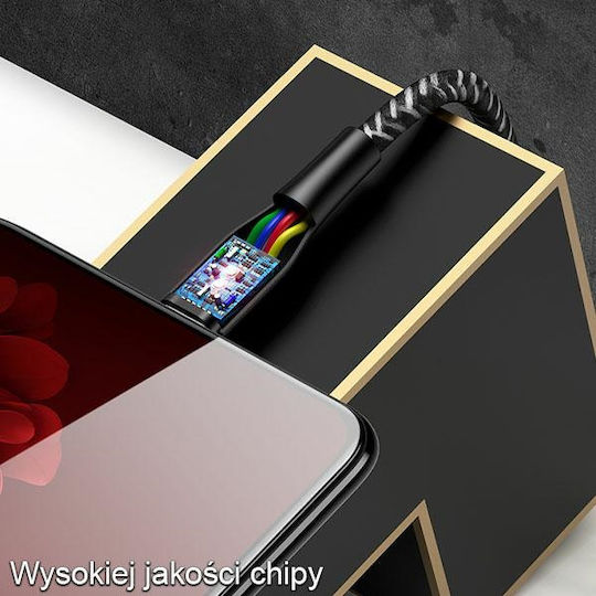 Usams SJ399 U41 Плетена USB 2.0 до микро USB кабел Червен 3м 1бр