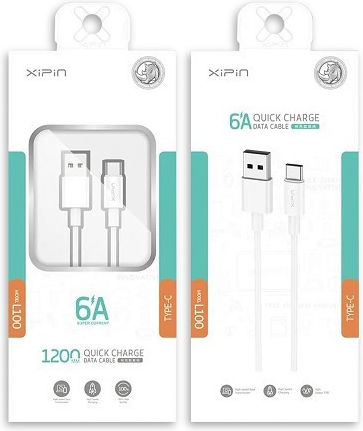 Xipin L100 Regular USB 2.0 spre micro USB Cablu Alb 1.2m 1buc