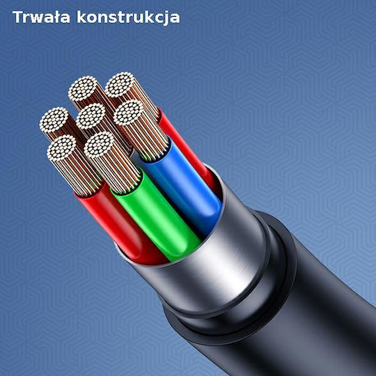 Usams U68 Regular USB 2.0 to micro USB Cable Μπλε 1m (SJ502USB03)