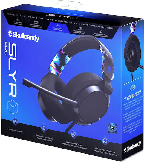 Skullcandy SLYR Pro Căști Gaming Over Ear cu Conectivitate 3,5 mm / USB Albastru pentru Nintendo Switch / PC / PS4 / PS5 / XBOX