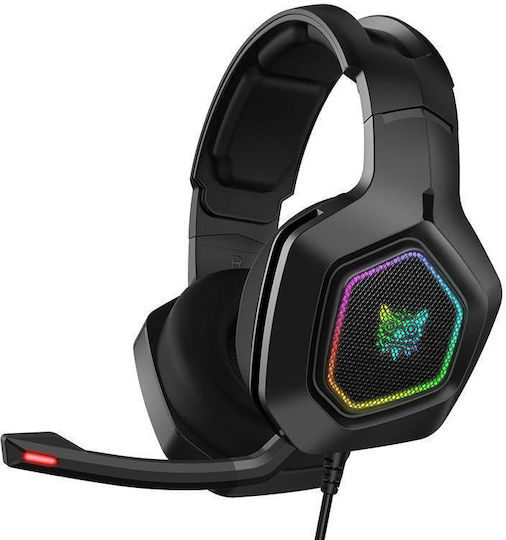Onikuma K10 RGB Надушници Гейминг Слушалки с Свързаност 2x3,5 мм / 3,5 мм