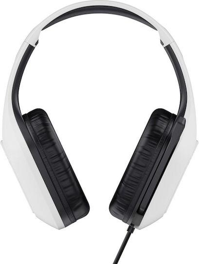 Trust GXT 415W Zirox Over Ear Gaming Headset με σύνδεση 3.5mm Λευκό for Nintendo Switch / PC / PS4 / PS5 / XBOX