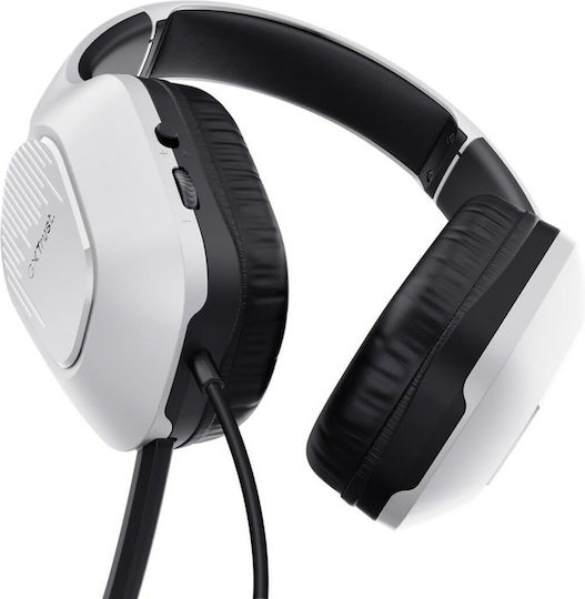 Trust GXT 415W Zirox Over Ear Gaming Headset with Connection 3.5mm White