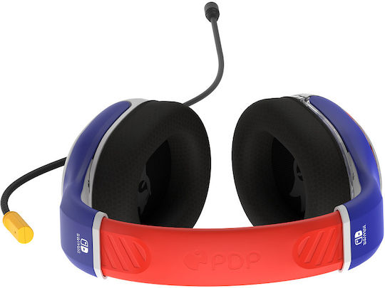 PDP Sonic Go Fast Über Ohr Gaming-Headset mit 3,5 mm Verbindung Blau für Nintendo Switch