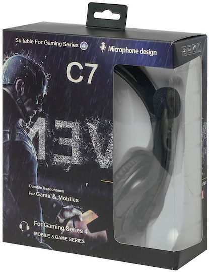 Oakorn Oakorn C13 On Ear Gaming Headset cu conexiune 3,5mm Negru