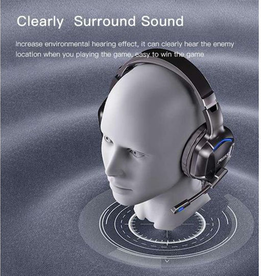 Yesido EK01 Über Ohr Gaming-Headset mit Verbindung 3,5mm Schwarz