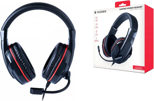 Bigben Interactive Căști Gaming Over Ear cu Conectivitate 3,5 mm pentru Nintendo Switch