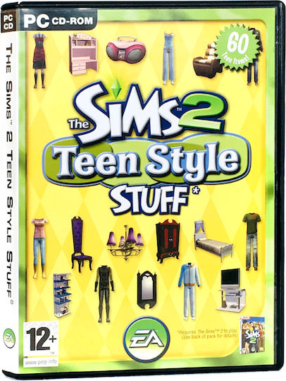 The Sims 2 Teen Style Stuff Pack PC Game (Used)