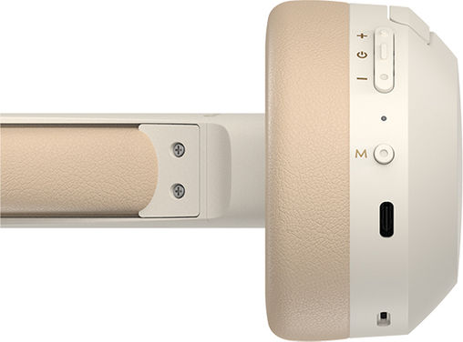 Edifier W820NB Plus Wireless / Wired Over Ear Headphones with 49 Hours Playing Time and Quick Charge Ivory