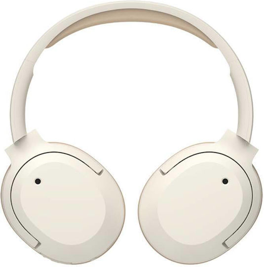 Edifier W820NB Plus Wireless / Wired Over Ear Headphones with 49 Hours Playing Time and Quick Charge Ivory
