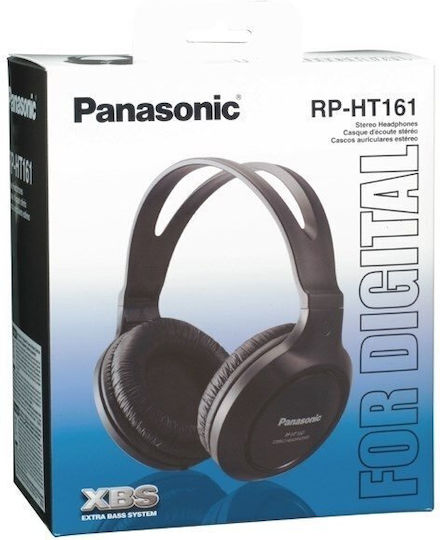 Panasonic RP-HT161 Ενσύρματα Over Ear Ακουστικά Μαύρα