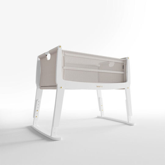 Snuz Λίκνο Snuzpod Studio Paris με Στρώμα και Πλαϊνό Άνοιγμα White