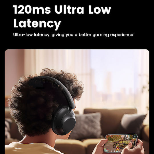 Ugreen HP202 HiTune Max5 Wireless / Wired Over Ear Headphones with 90 hours of Operation and Quick Charge Black