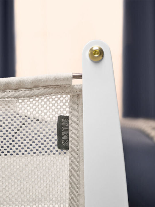 Snuz Λίκνο Snuzpod Studio Paris με Στρώμα και Πλαϊνό Άνοιγμα White