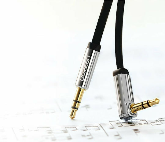 Ugreen 3.5mm Male to 3.5mm Male Audio Cable Black 3m with Gold Plated Terminals 10728