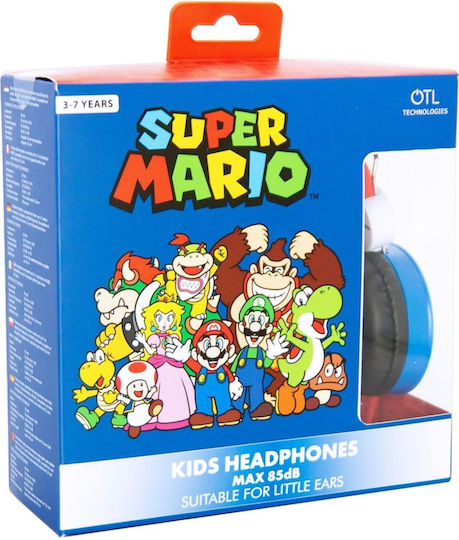 OTL Super Mario Жични On Ear Слушалки Многоцветни