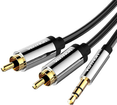 Vention 3.5mm male - 3.5mm male Cable Black 2m (056461)