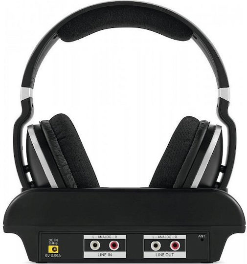 Technisat Stereoman 2 DAB+ Fără fir / Cu fir Over Ear Căști cu Radio cu 8 ore de Funcționare Negre