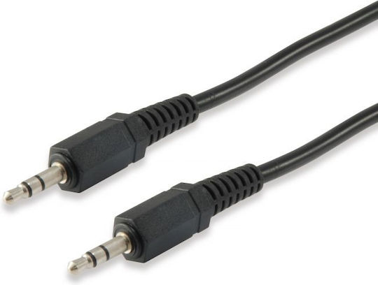 Equip 3.5mm Jack Cable Male - 3.5mm Jack Male Black 2.5m
