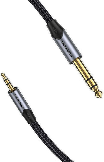 Vention Cable 6.3mm male - 3.5mm male 2m Γκρι BAUHH