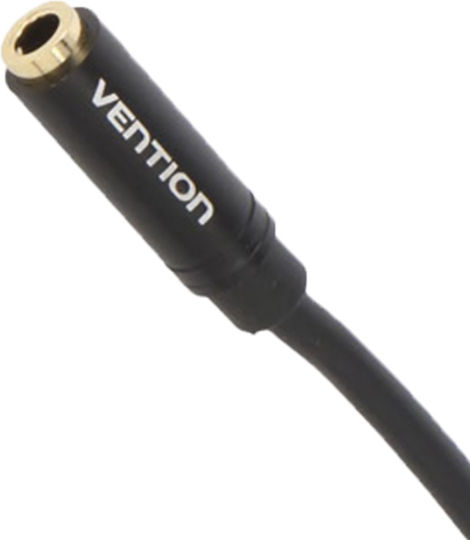 Vention Καλώδιο Ήχου 3.5mm female - 3x RCA male Μαύρο 1.5m VAB-R01-B150