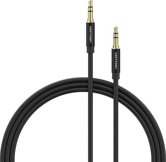 Vention Vention 3.5mm Jack Cable - 3.5mm Male to 3.5mm Male Black Length 2m