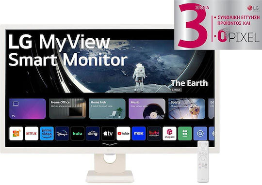 LG 32SR50F-W IPS HDR Monitor 32" FHD 1920x1080 cu Timp de Răspuns 8ms GTG