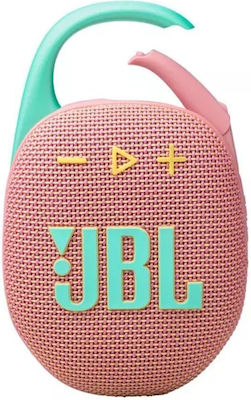 JBL Clip 5 Waterproof Bluetooth Speaker 7W with Battery Life up to 12 hours Pink