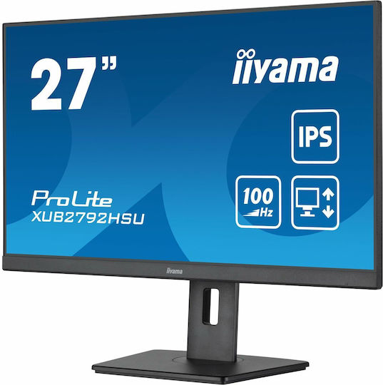 Iiyama ProLite XUB2792HSU-B6 IPS Монитор 27" FHD 1920x1080 с Време за Реакция 0.04мс GTG