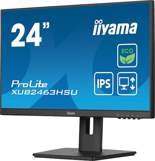 Iiyama XUB2463HSU-B1 IPS Monitor 23.8" FHD 1920x1080 mit Reaktionszeit 3ms GTG