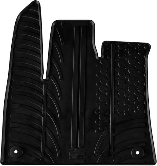 Gledring Set of Front and Rear Mats 5pcs for Peugeot Rifter Opel Combo Citroen Berlingo Black