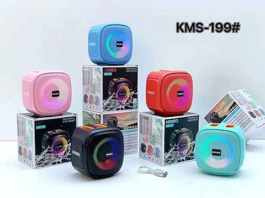 Kimiso Bluetooth Speaker 8W with Battery Life up to 3 hours Pink