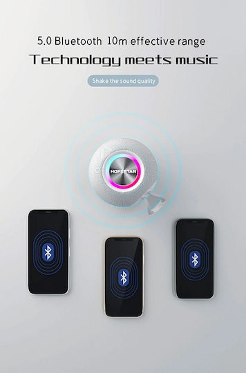 Hopestar H52 Αδιάβροχο Ηχείο Bluetooth 5W με Ραδιόφωνο και Διάρκεια Μπαταρίας έως 6 ώρες Μπλε
