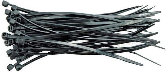 Vorel Δεματικά Καλωδίων Πλαστικά 300mmx3.6mm σε Μαύρο χρώμα (100τμχ) (73895)