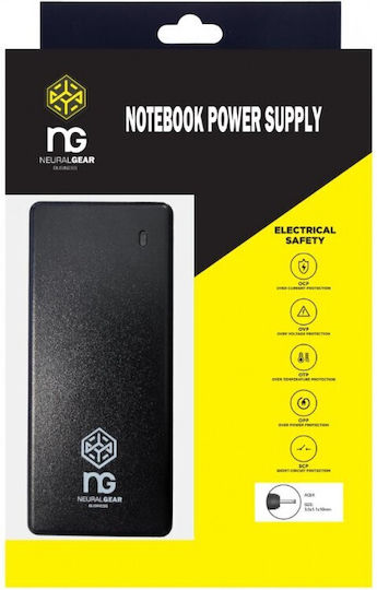 NG Φορτιστής Laptop 65W 19.5V 3.34A για Dell με Αποσπώμενο Καλώδιο Τροφοδοσίας και με σετ βυσμάτων