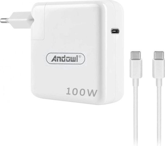Andowl Universal Φορτιστής Laptop 100W