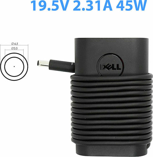 Dell Φορτιστής Laptop 45W για Dell χωρίς Καλώδιο Τροφοδοσίας