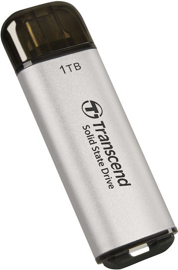 Transcend Esd300s 1TB USB 3.2 SSD Stick mit Verbindung USB-C Gray