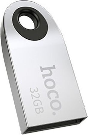 Hoco UD9 Insightful 32GB USB 2.0 Stick Ασημί