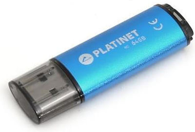 Platinet X-Depo 64GB USB 2.0 Stick Μπλε