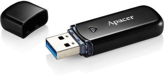 Apacer AH355 64GB USB 3.1 Stick Μαύρο