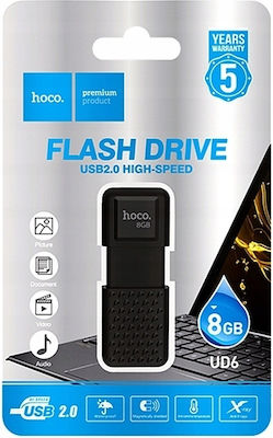 Hoco UD6 Intelligent 8GB USB 2.0 Stick Black