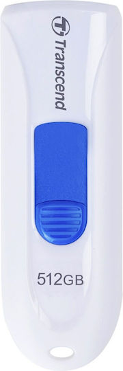 Transcend JetFlash 790 512GB USB 3.0 Stick Λευκό