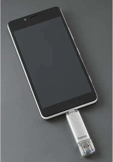 HAMA C-laeta 128GB USB 3.0 Stick Gray